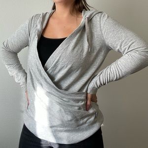 Wrap sweatshirt